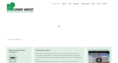 Desktop Screenshot of groenvaekst.dk